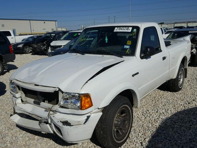 1FTYR10U64PB11473 - 2004 FORD RANGER WHITE photo 2