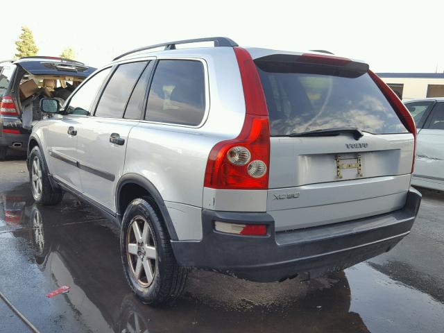 YV4CY592361238688 - 2006 VOLVO XC90 SILVER photo 3