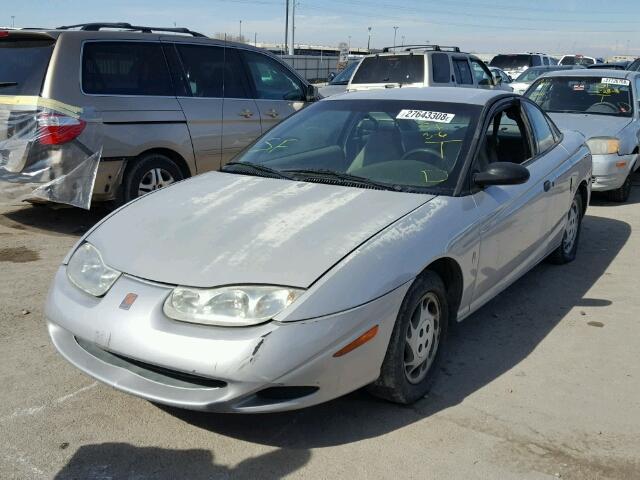 1G8ZP12871Z209416 - 2001 SATURN SC1 SILVER photo 2