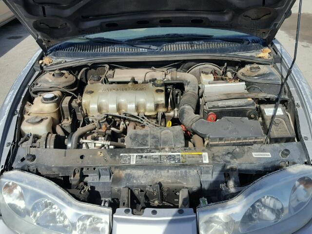 1G8ZP12871Z209416 - 2001 SATURN SC1 SILVER photo 7