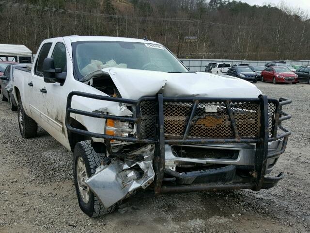 1GC1KXCG0DF117452 - 2013 CHEVROLET SILVERADO WHITE photo 1