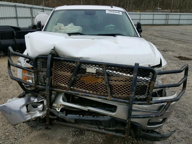 1GC1KXCG0DF117452 - 2013 CHEVROLET SILVERADO WHITE photo 7