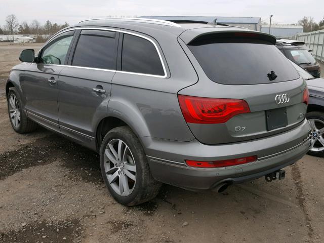 WA1VYAFEXAD007047 - 2010 AUDI Q7 PRESTIG GRAY photo 3