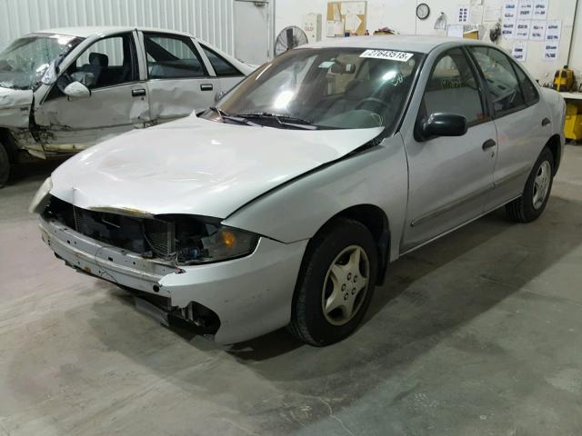 1G1JC52F447161192 - 2004 CHEVROLET CAVALIER SILVER photo 2