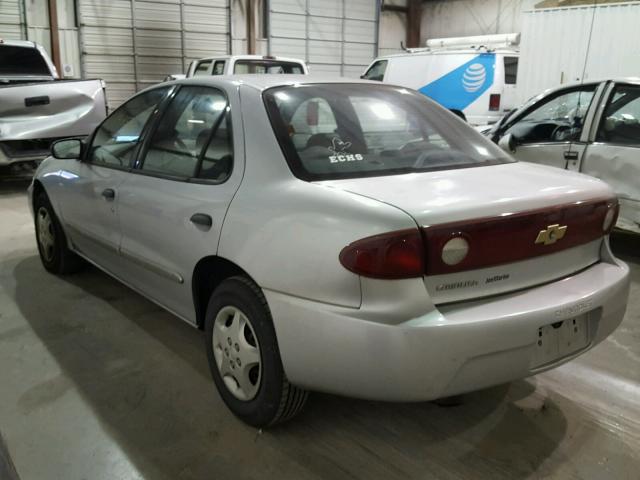 1G1JC52F447161192 - 2004 CHEVROLET CAVALIER SILVER photo 3