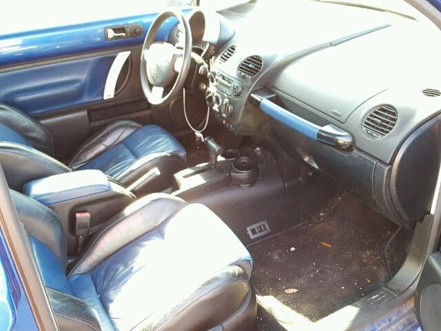 3VWCD21C13M442855 - 2003 VOLKSWAGEN NEW BEETLE 蓝色 照片 5