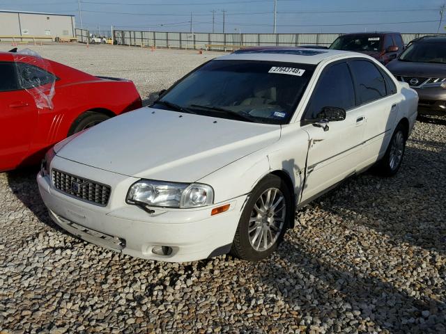 YV1TS592661441735 - 2006 VOLVO S80 2.5T WHITE photo 2