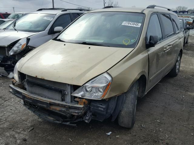 KNDMB233596311902 - 2009 KIA SEDONA EX GOLD photo 2