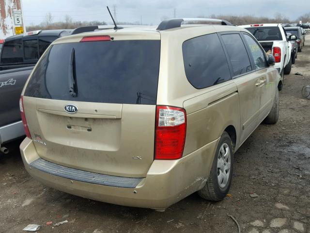 KNDMB233596311902 - 2009 KIA SEDONA EX GOLD photo 4