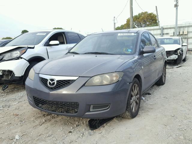 JM1BK32F571734479 - 2007 MAZDA 3 I GRAY photo 2