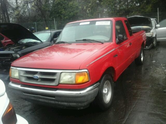 1FTCR14U6TTA01601 - 1996 FORD RANGER SUP RED photo 2