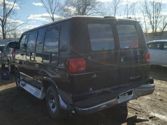 2B6HB11X7YK154475 - 2000 DODGE RAM VAN B1 BLACK photo 3