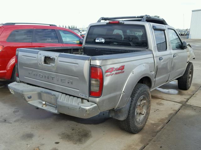 1N6ED27Y63C466405 - 2003 NISSAN FRONTIER C BEIGE photo 4