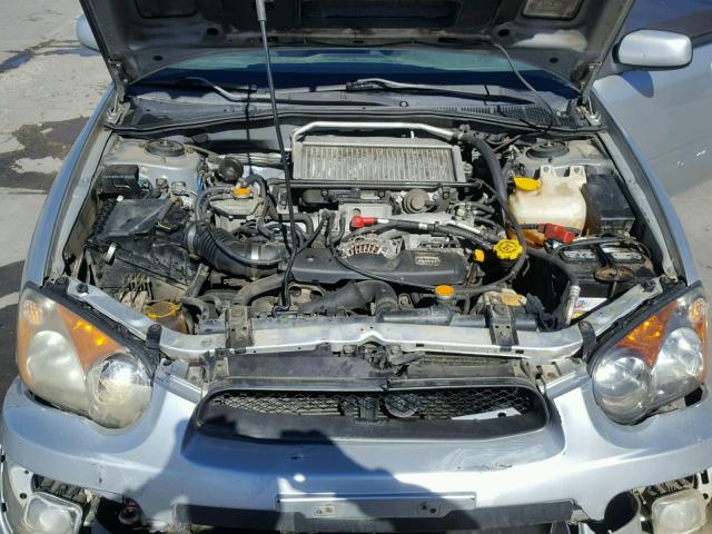 JF1GG29634G804017 - 2004 SUBARU IMPREZA WR SILVER photo 7