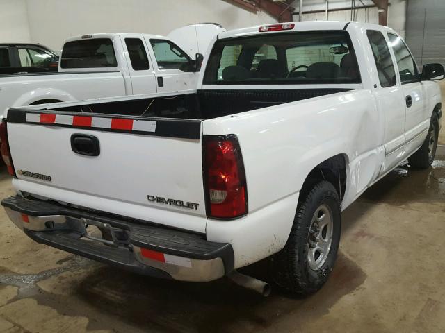 2GCEC19V541235974 - 2004 CHEVROLET SILVERADO WHITE photo 4