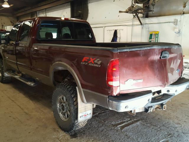 1FTWW31P25EC27044 - 2005 FORD F350 SRW S BROWN photo 3