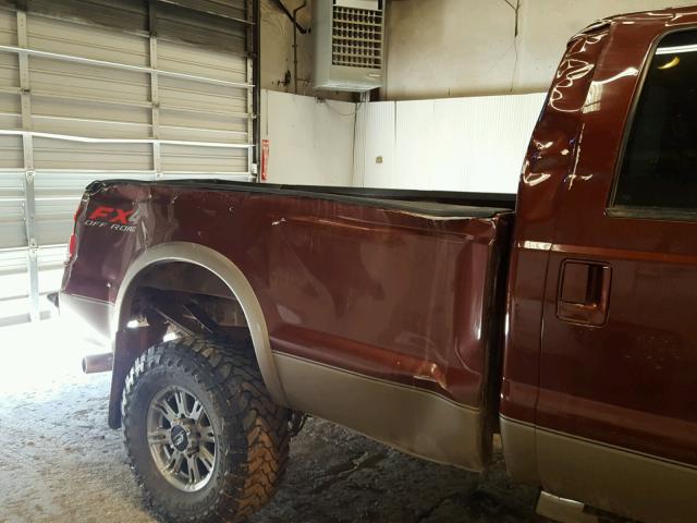 1FTWW31P25EC27044 - 2005 FORD F350 SRW S BROWN photo 9