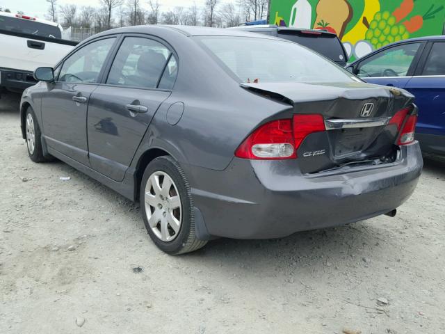 2HGFA1F52AH583797 - 2010 HONDA CIVIC LX SILVER photo 3