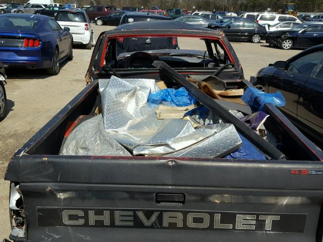 1GCCS14Z0M0164375 - 1991 CHEVROLET S TRUCK S1 BLACK photo 6