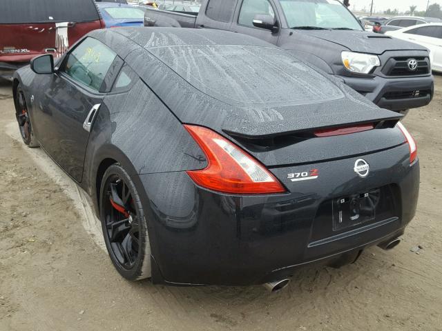 JN1AZ4EH6AM505750 - 2010 NISSAN 370Z BLACK photo 3