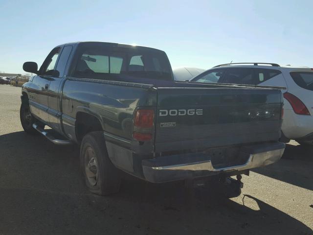 3B7HC13Y01G214159 - 2001 DODGE RAM 1500 GREEN photo 3