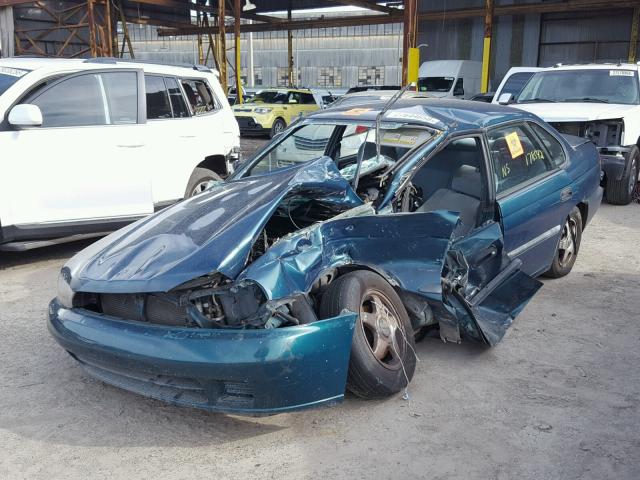 4S3BD4351T7207780 - 1996 SUBARU LEGACY L GREEN photo 2