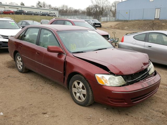 4T1BF28B31U193520 - 2001 TOYOTA AVALON XL RED photo 1