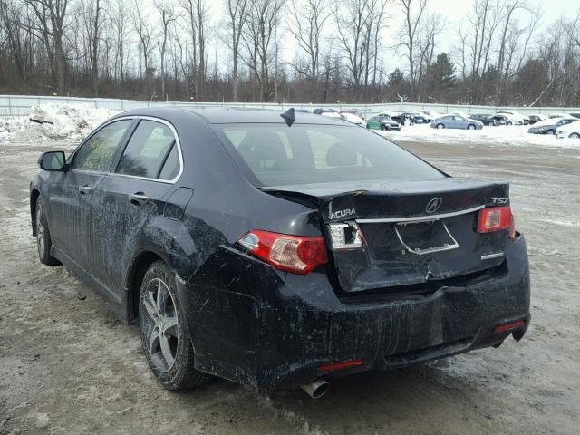 JH4CU2E80CC014820 - 2012 ACURA TSX SE BLACK photo 3