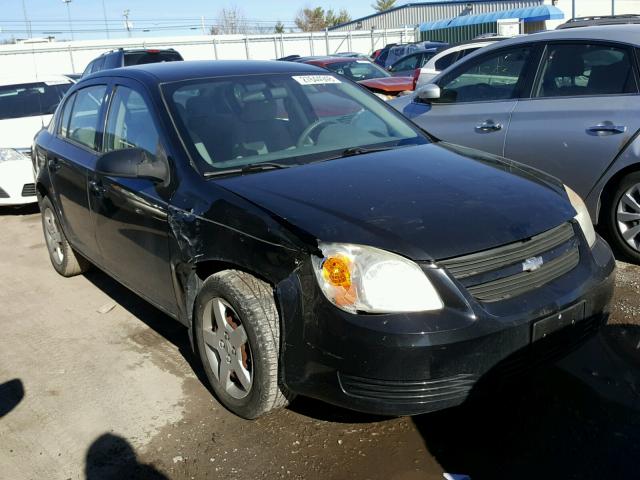 1G1AK55F577205039 - 2007 CHEVROLET COBALT LS BLACK photo 1