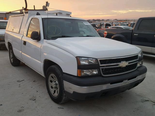 3GCEC14X46G252204 - 2006 CHEVROLET SILVERADO WHITE photo 1