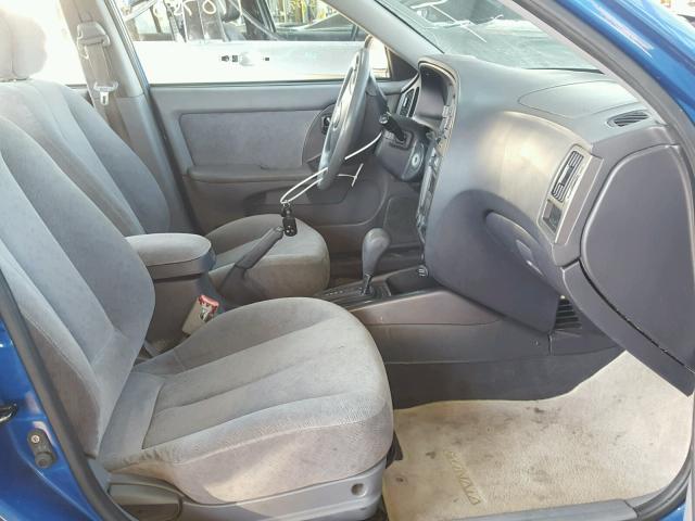 KMHDN46D65U163283 - 2005 HYUNDAI ELANTRA GL BLUE photo 5