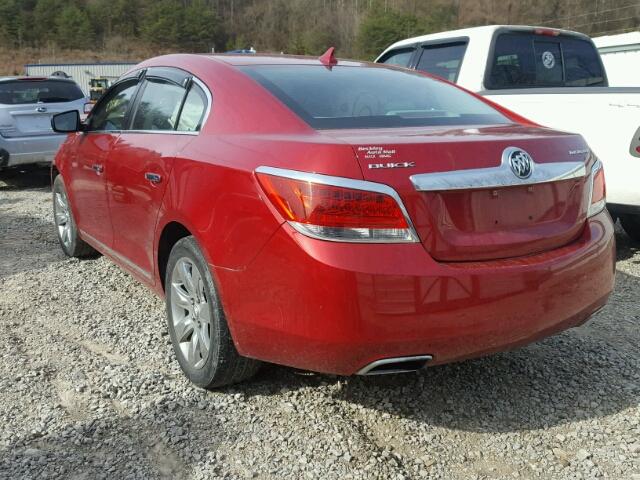 1G4GC5E37CF321133 - 2012 BUICK LACROSSE RED photo 3