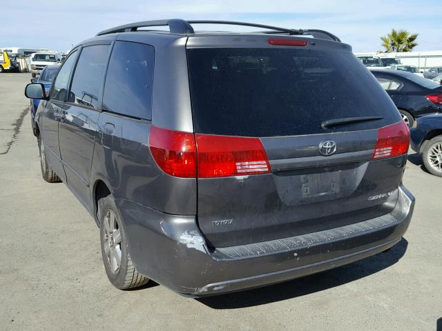 5TDZA23C34S117578 - 2004 TOYOTA SIENNA CE GRAY photo 3