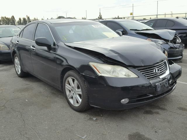 JTHBJ46G872140750 - 2007 LEXUS ES 350 BLACK photo 1