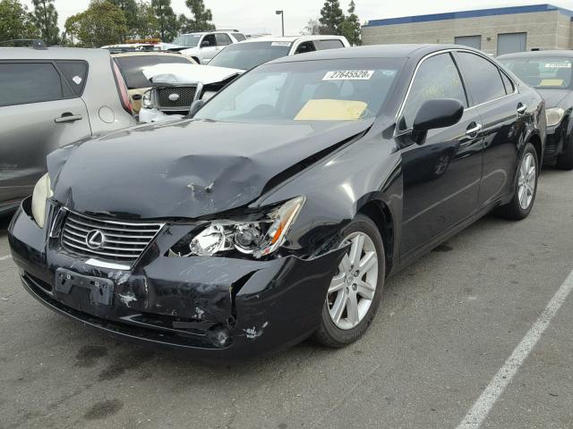 JTHBJ46G872140750 - 2007 LEXUS ES 350 BLACK photo 2