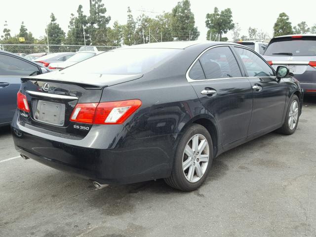 JTHBJ46G872140750 - 2007 LEXUS ES 350 BLACK photo 4