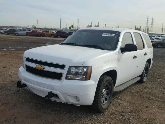 1GNLC2E00CR250774 - 2012 CHEVROLET TAHOE POLI WHITE photo 2