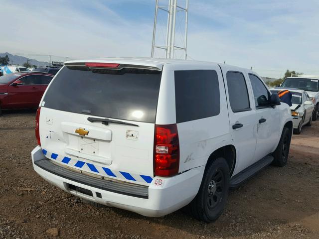 1GNLC2E00CR250774 - 2012 CHEVROLET TAHOE POLI WHITE photo 4