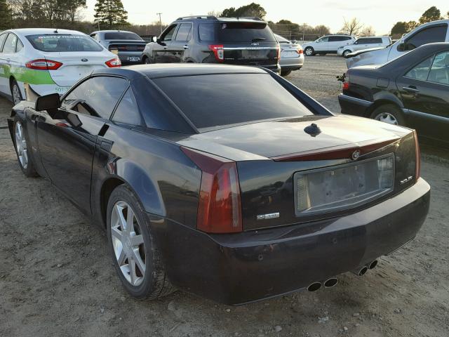 1G6YV34A455604057 - 2005 CADILLAC XLR BLACK photo 3