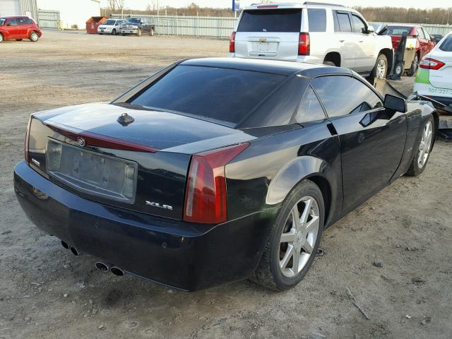 1G6YV34A455604057 - 2005 CADILLAC XLR BLACK photo 4