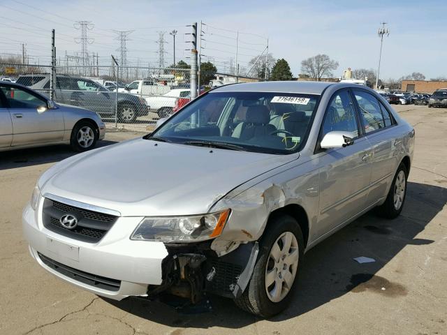 KMHET46C26A085086 - 2006 HYUNDAI SONATA GL SILVER photo 2