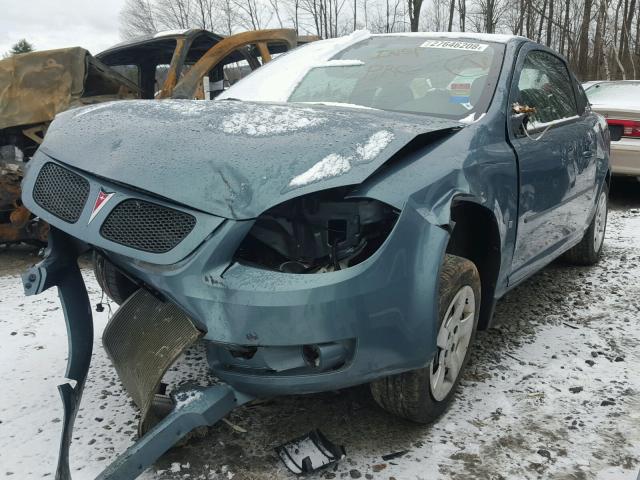 1G2AS18H097119237 - 2009 PONTIAC G5 GREEN photo 2