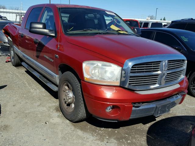 3D3KR19D56G153883 - 2006 DODGE RAM 1500 RED photo 1