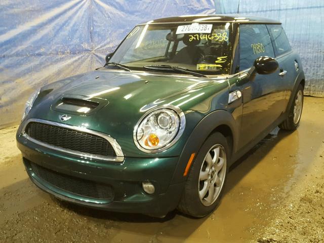 WMWMF73577TL92545 - 2007 MINI COOPER S GREEN photo 2