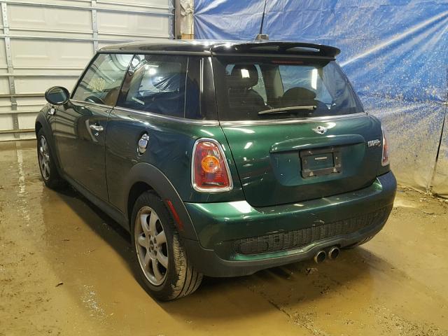 WMWMF73577TL92545 - 2007 MINI COOPER S GREEN photo 3