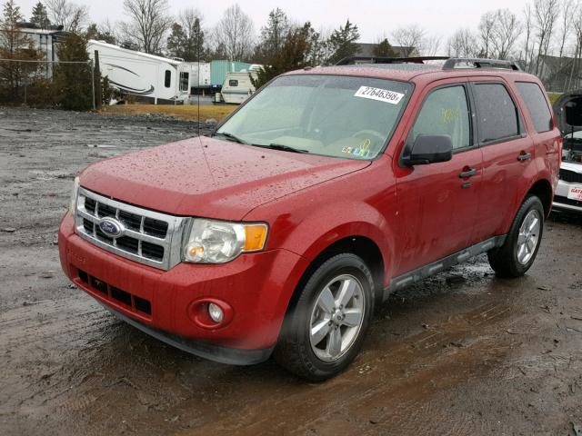 1FMCU9DG4AKD41951 - 2010 FORD ESCAPE XLT RED photo 2