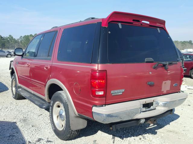 1FMPU18L3XLB73846 - 1999 FORD EXPEDITION RED photo 3