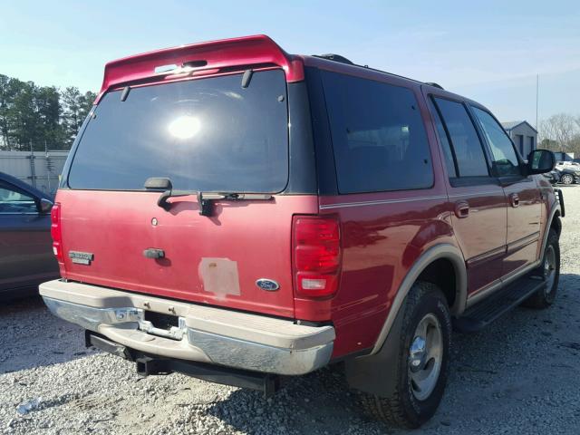 1FMPU18L3XLB73846 - 1999 FORD EXPEDITION RED photo 4
