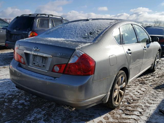 JNKAY01F66M257387 - 2006 INFINITI M35 BASE GRAY photo 4