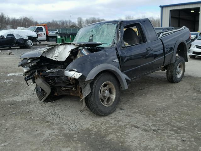 1FTZR45E62PB29377 - 2002 FORD RANGER SUP BLACK photo 2